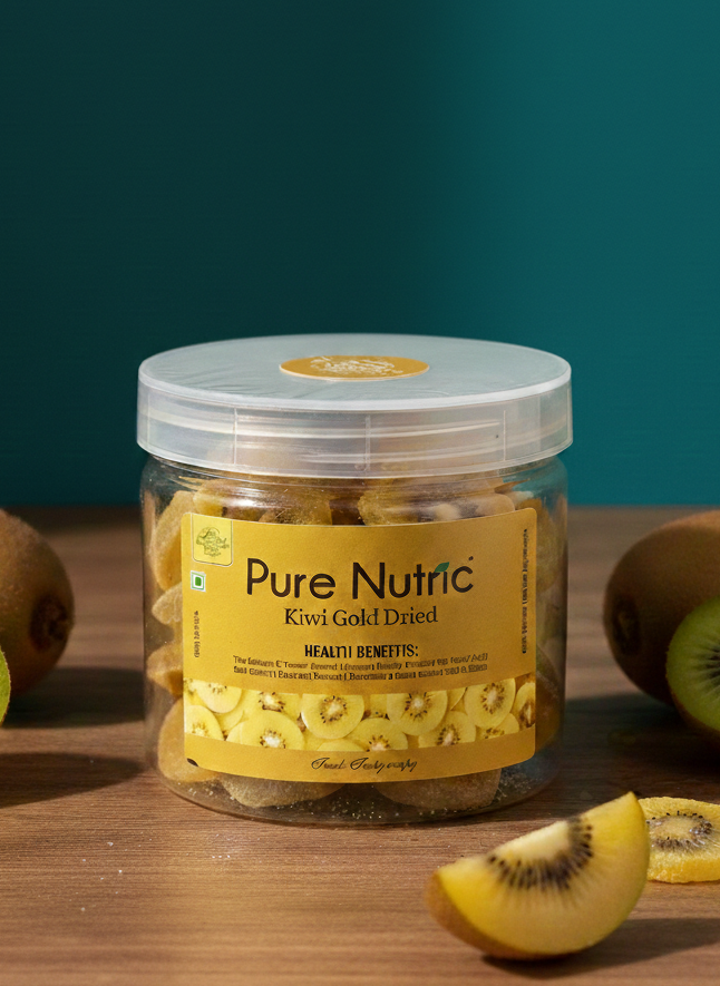Premium Gold Kiwi Dried Slices | Pure Nutric